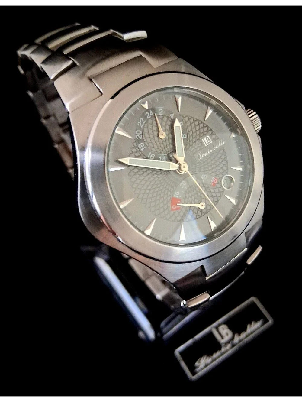 NEW IN BOX Rare Louis Bolle SS 5977-2560 Automatic Men's Swiss Watch